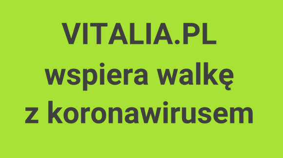 Vitalia.pl wspiera walkę z koronawirusem